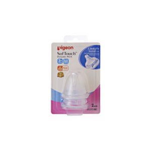 PIGEON Soft touch Nipple 3+months-M