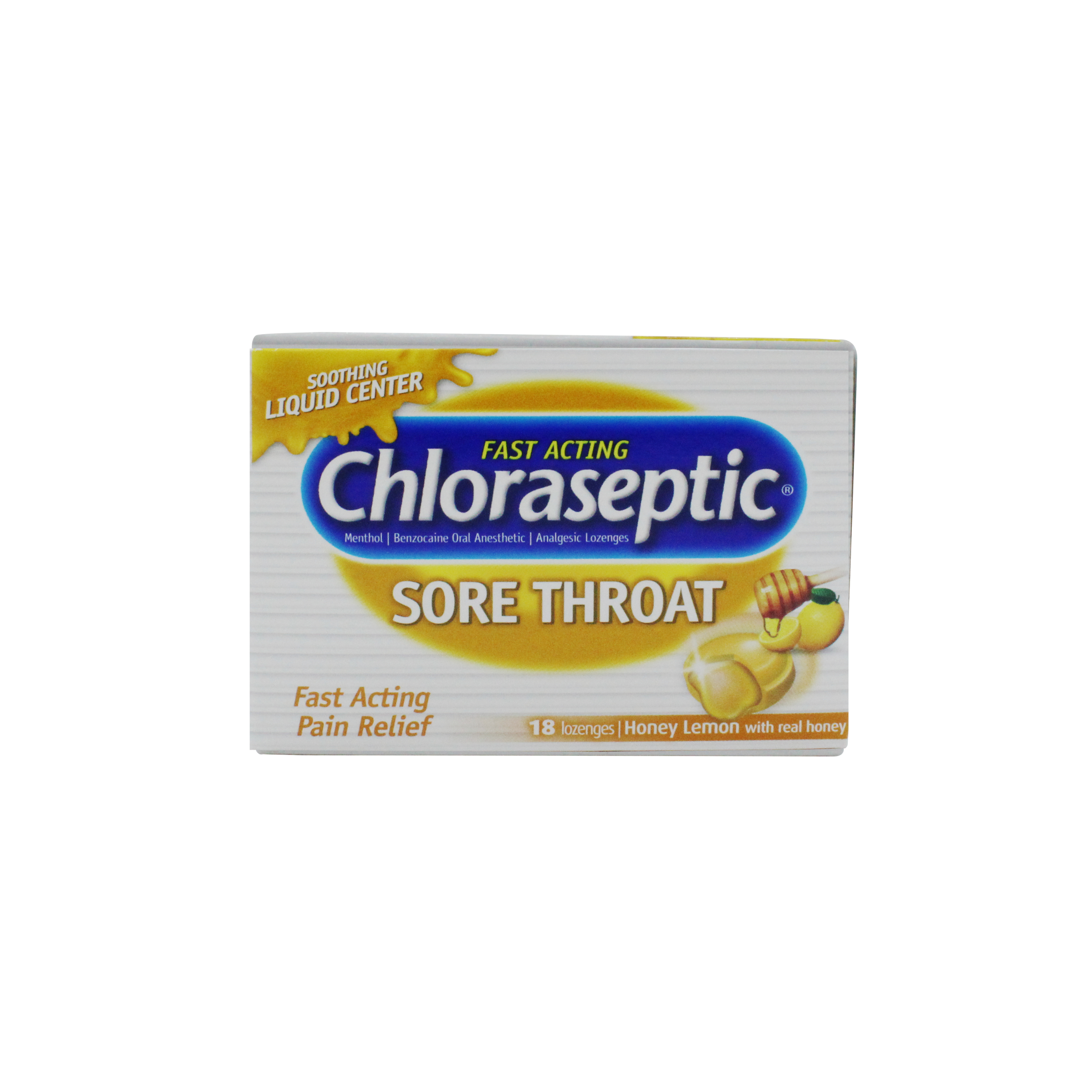 Chloraseptic Honey Lemon Lozenges 18s