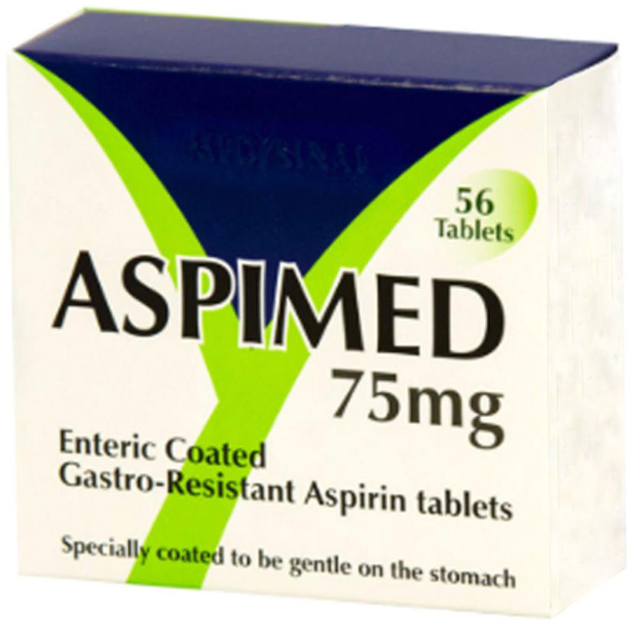 ASPIMED 75 mg 56s tablets