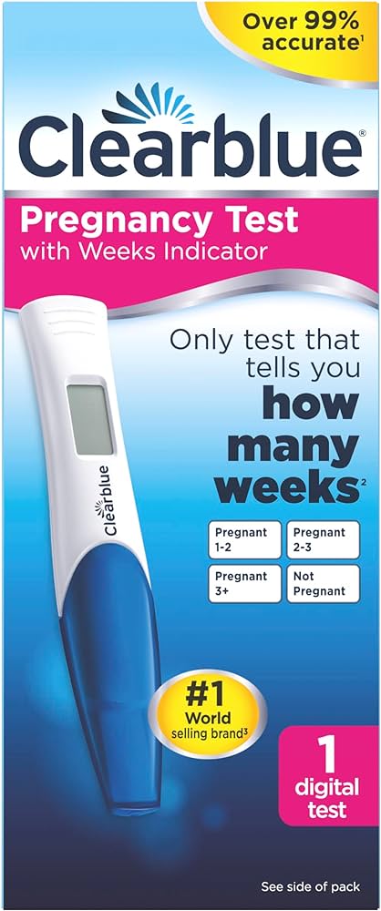 Clear Blue Pregnancy Test with Week Indicator