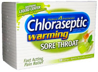 Chloraseptic Warming Green Tea Lemon Lozenges 18s