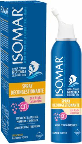 Isomar Nasal Spray Decongestionante with Hyaluronic Acid
