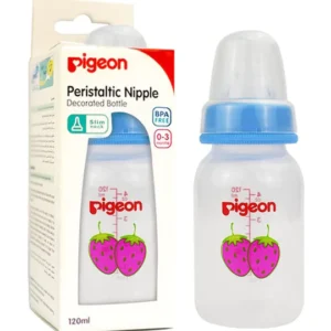 PIGEON Peristaltic Nipple decorated bottle 120ml