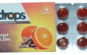 Balen BeeDrops Licorice extract, Vitamin C, Zinc and Orange Lozenges