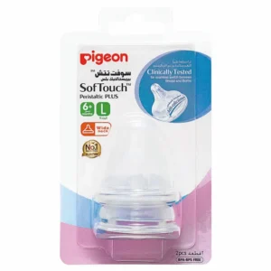 PIGEON Soft touch Nipple 6+months-L