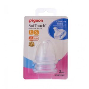 PIGEON Soft touch Nipple 1+month-S