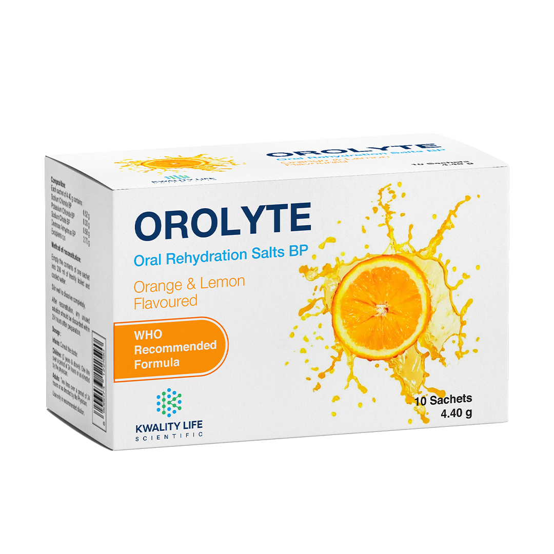OROLYTE Oral Rehydration Salts BP 21.80g 10 Sachets