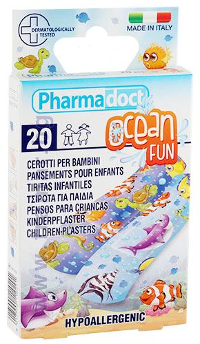 Pharmadoct Ocean Fun Printed Plasters 20s