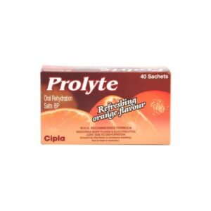 Prolyte Oral Rehydration Salt BP 40 Sachets Orange Flavor