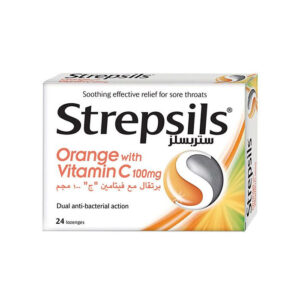 STREPSILS Orange with Vitamin C Lozenges 24s