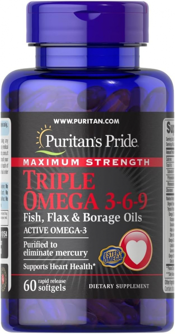 Puritan's Pride Triple Omega 3-6-9 60s