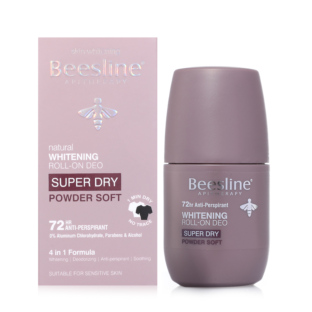 Beesline Natural Whitening Roll-on deo Super Dry Powder Soft