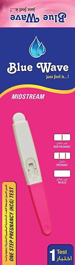 BLUE WAVE Midstream pregnancy test