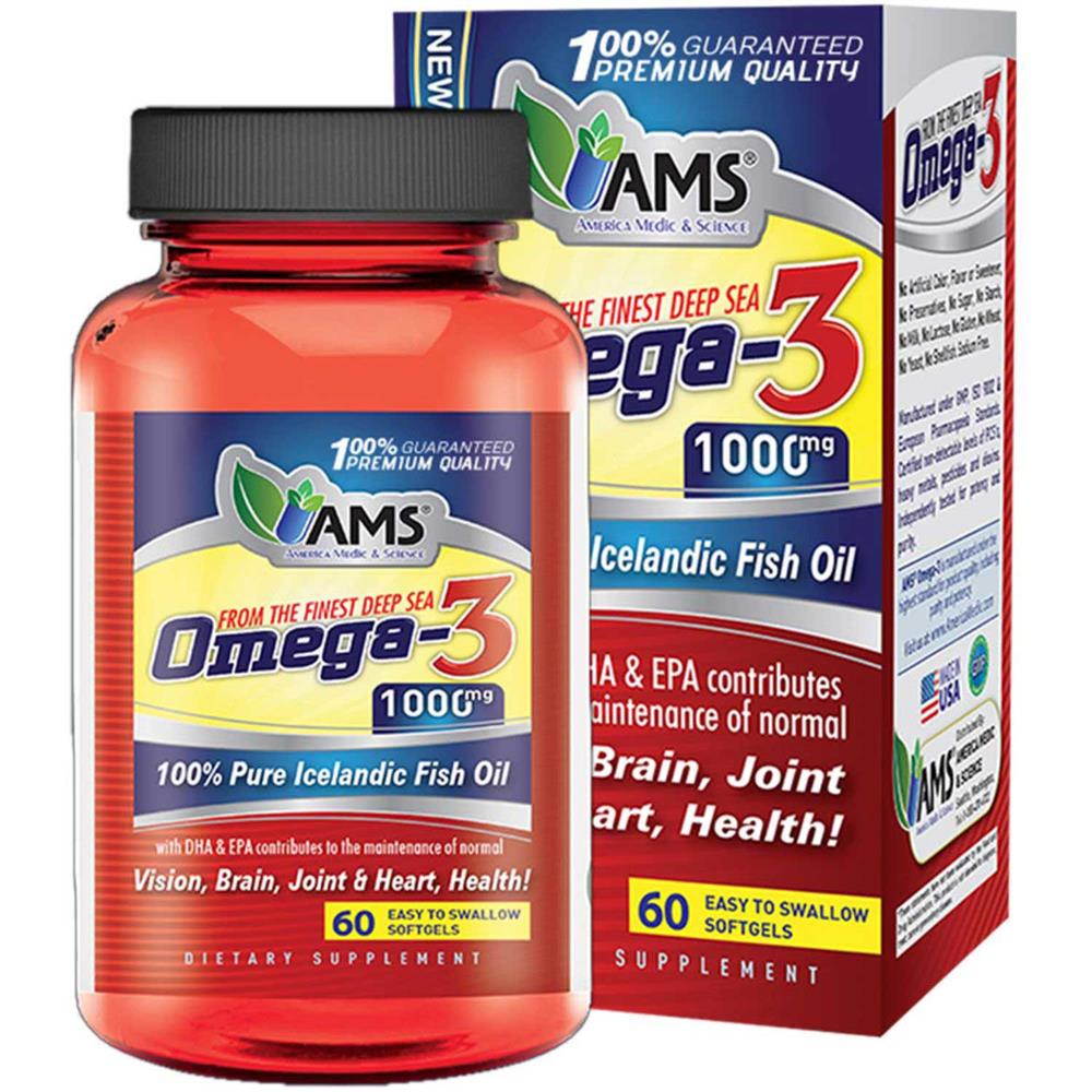 AMS Omega-3 1000mg 60s
