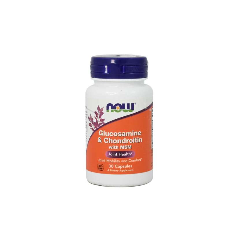 NOW Glucosamine & Chondroitin with MSM Capsules 30's