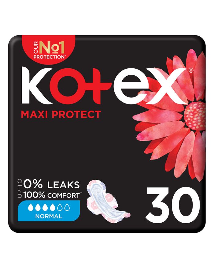 KOTEX maxi protect normal pads 30's