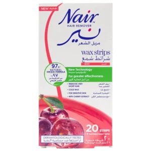 NAIR Hair remover wax strips (body) with cherry extract 20's