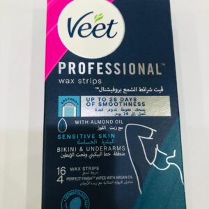 VEET Professional wax strips (bikini & underarms) 16's