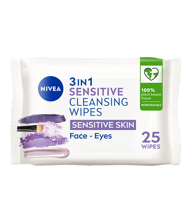 NIVEA Cleansing wipes sensitive skin 25's